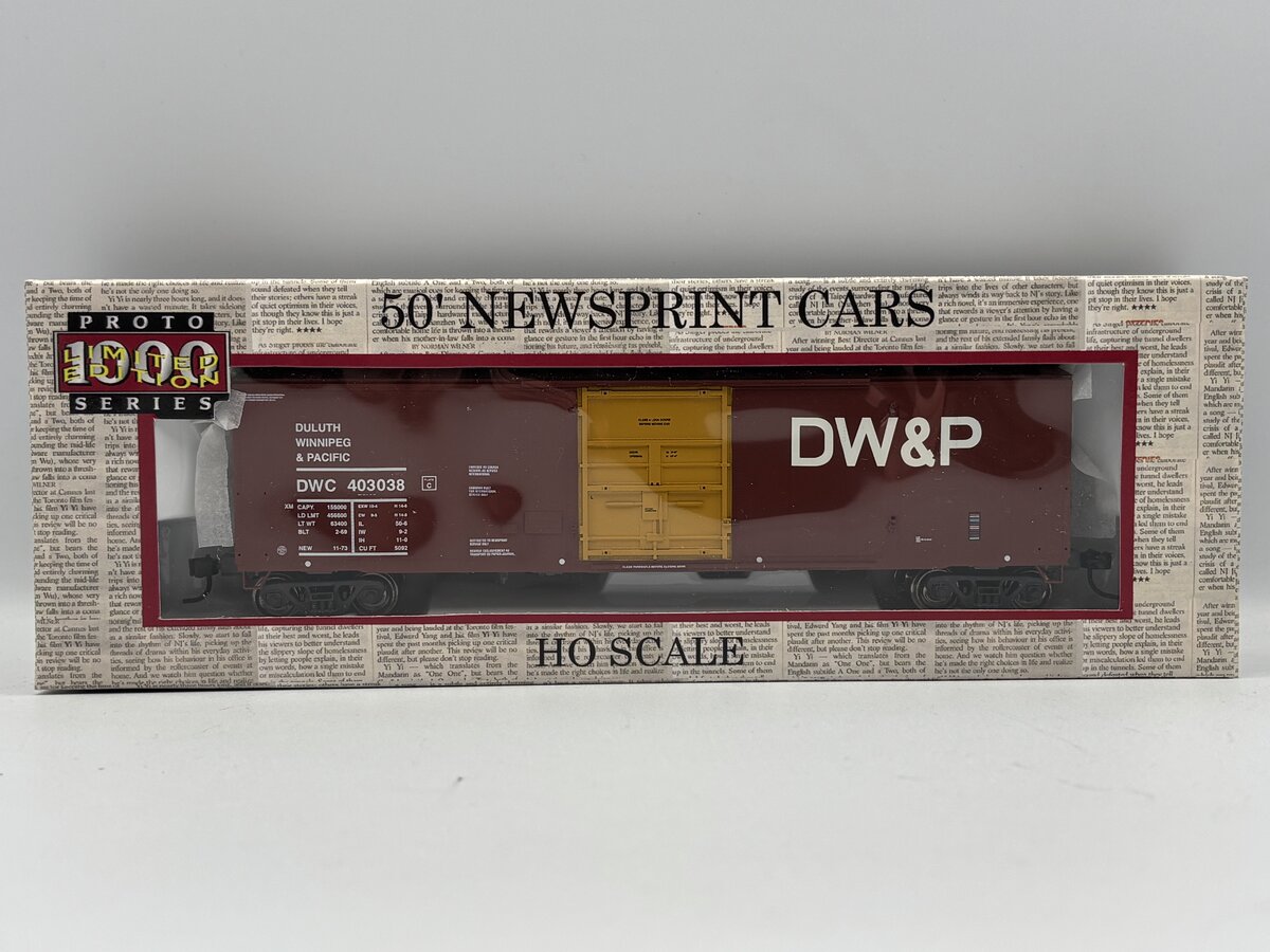 Proto 1000 20204 HO Scale DW&P 50' Newsprint Boxcars