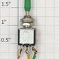 Miniatronics MS-167 SPDT 10A @ 125VAC On/Off/On Momentary Mini Toggle Switch