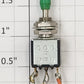 Miniatronics MS-167 SPDT 10A @ 125VAC On/Off/On Momentary Mini Toggle Switch