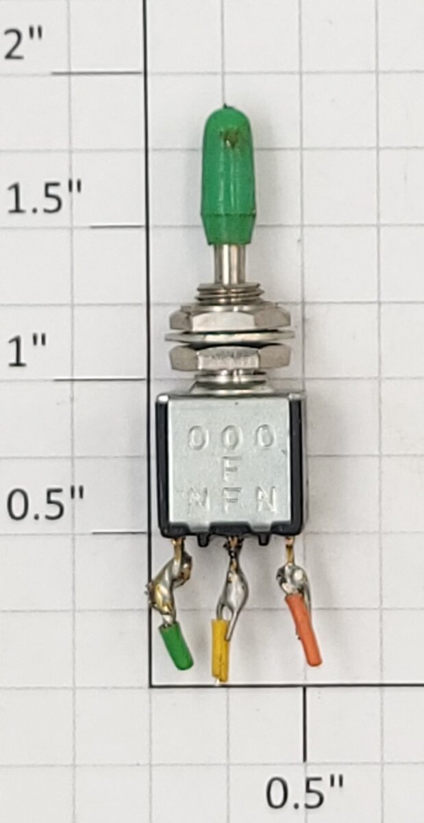 Miniatronics MS-167 SPDT 10A @ 125VAC On/Off/On Momentary Mini Toggle Switch