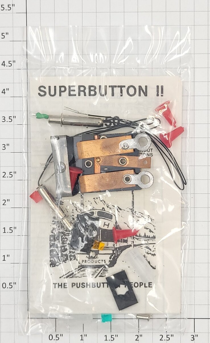 The Pushbutton People SBII Superbutton II Turnout Track Control Buttons