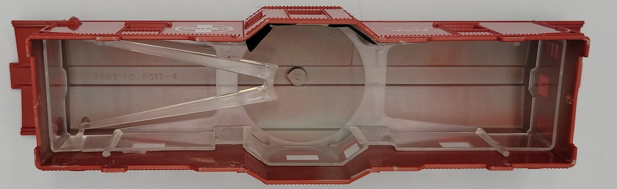 Lionel 9274-1 ATSF Red Plastic O Gauge Santa Fe Bay Window Caboose Shell