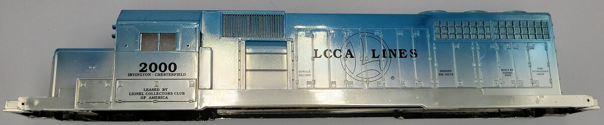 Lionel 6-52206-1 O Gauge LCCA 2000 Y2K SD-40 Diesel Body Shell