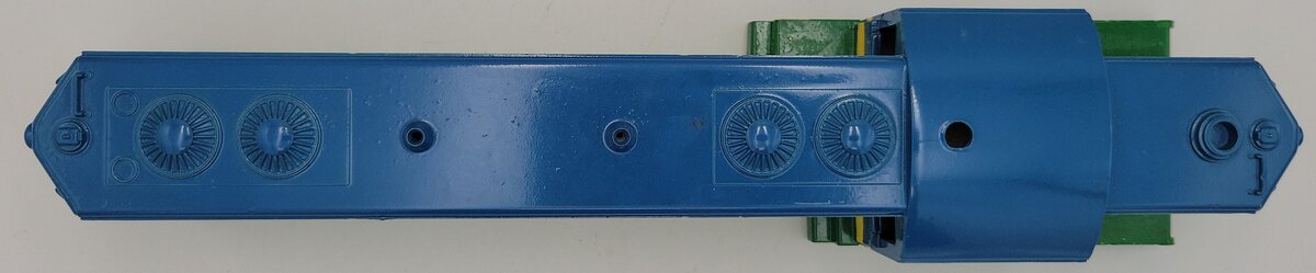 Lionel 2328-5 Southern Green / Yellow / Blue Shell #8774