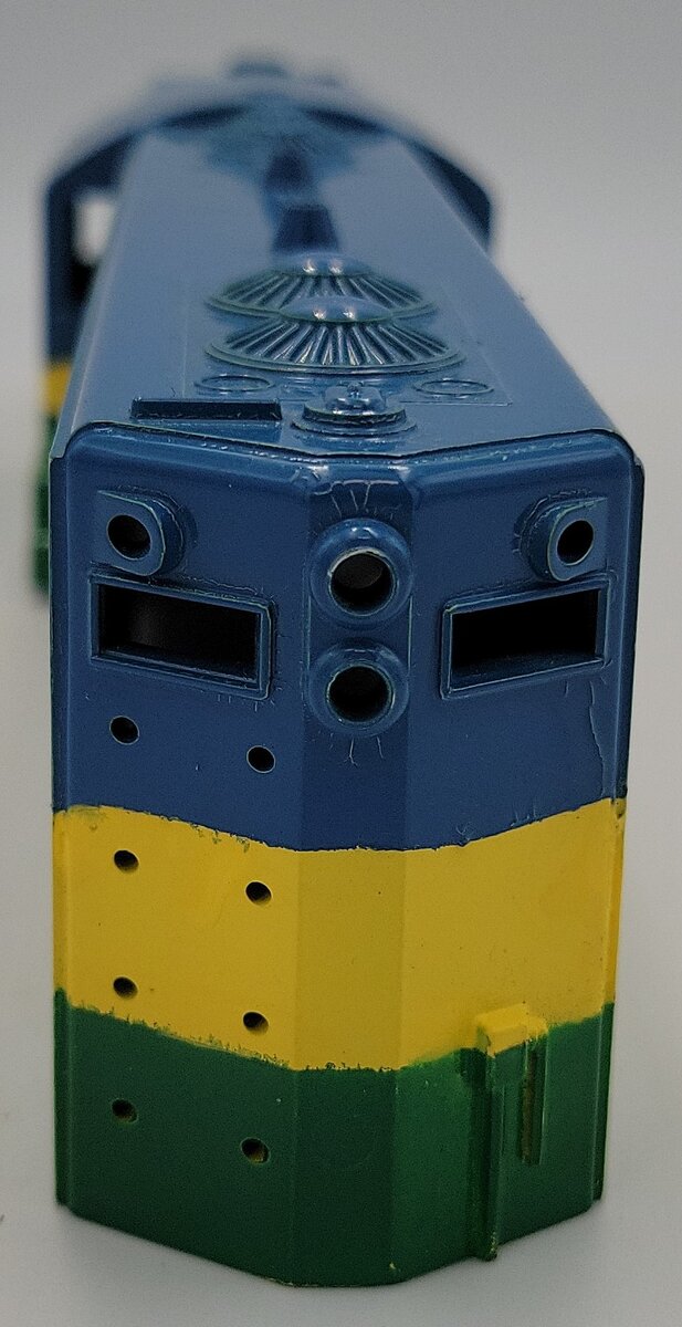 Lionel 2328-5 Southern Green / Yellow / Blue Shell #8774