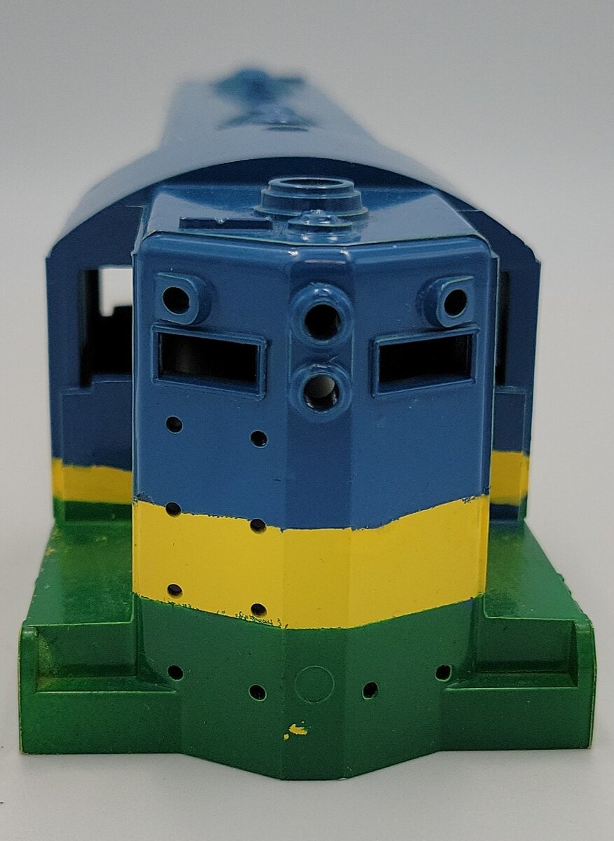 Lionel 2328-5 Southern Green / Yellow / Blue Shell #8774