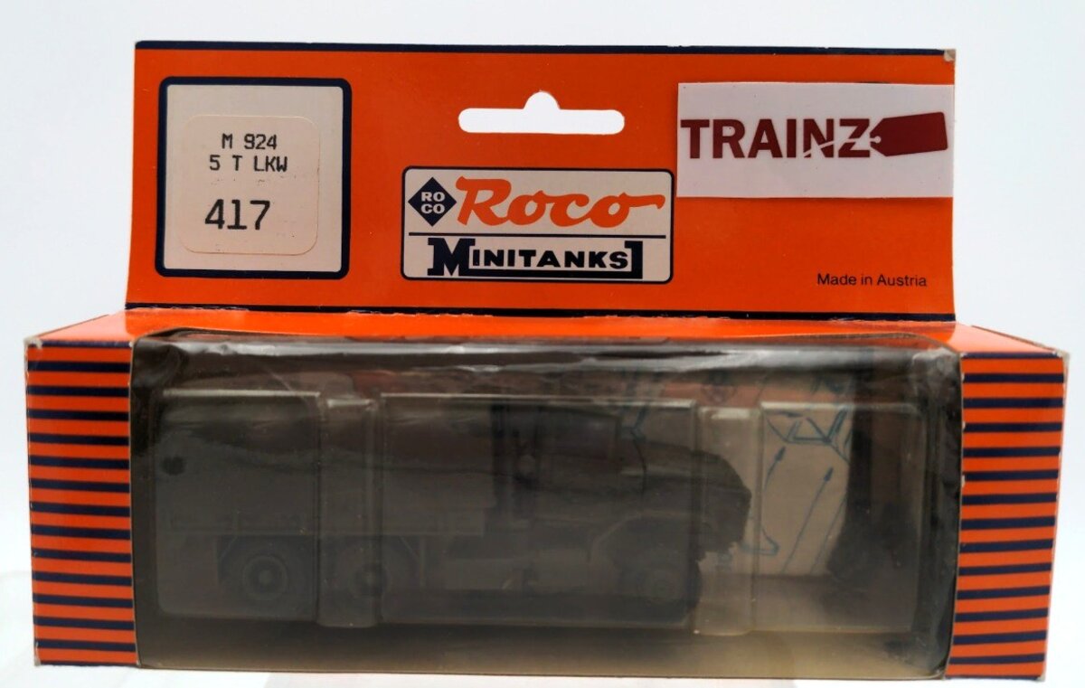 Roco 417 HO Scale MiniTanks M 924 Military 5 Tons Lkw Truck Plastic Kit