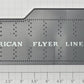 American Flyer XA9461-1 New York / New Haven / Hartford Plastic Tender Shell