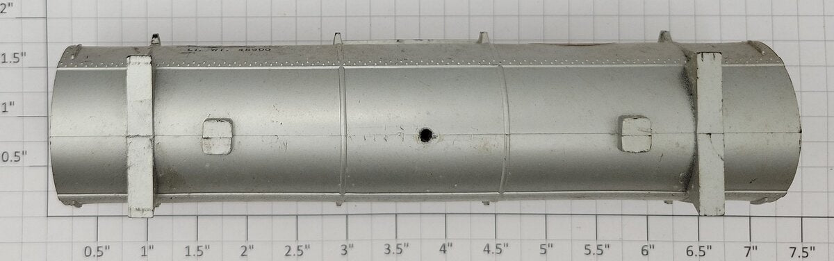 American Flyer 925-ST Gulf Silver Single Dome Tank Car Body #925