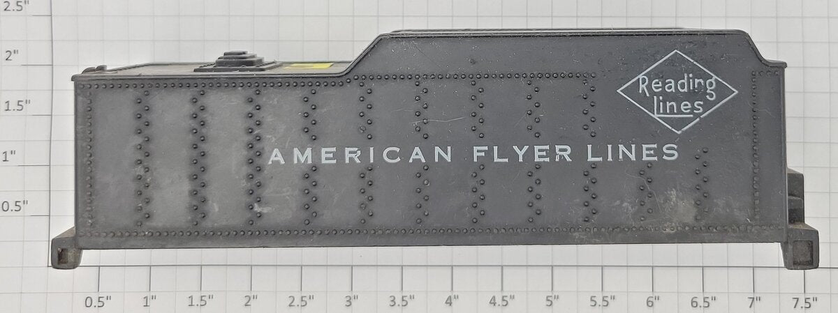 American Flyer XA9461 AF Reading Lines Plastic Tender Shell
