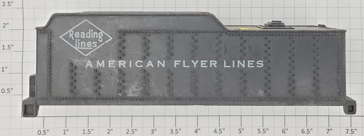 American Flyer XA9461 AF Reading Lines Plastic Tender Shell