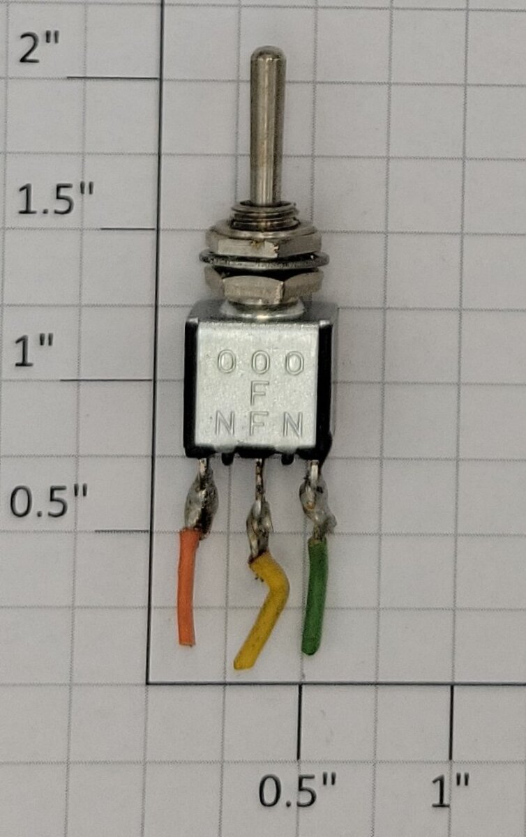 Acme MS-167 On/Off/On Toggle Switch 10A @ 125VAC