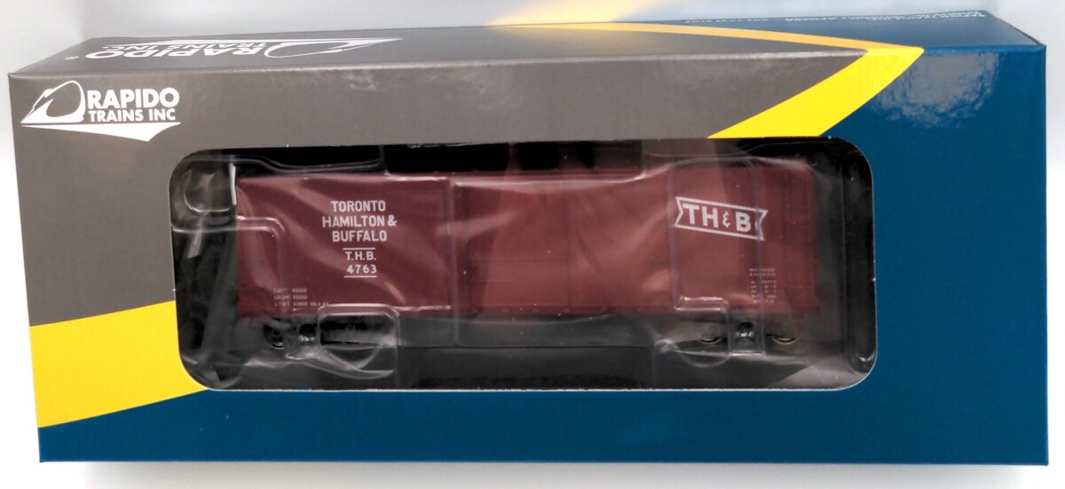 Rapido Trains 130112-2 HO Toronto, Hamilton & Buffalo 40' USRA Boxcar #4763