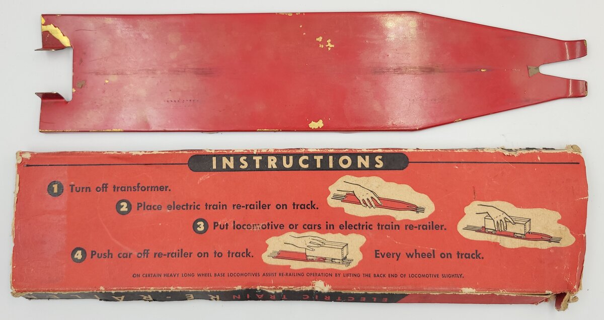 General Machine Works No. 5403 O Gauge Brass Re-Railer Ramp in Original Box