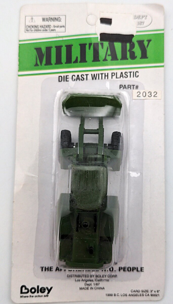 Boley 2032 HO Scale Dept 1:87 Green Military Tractor