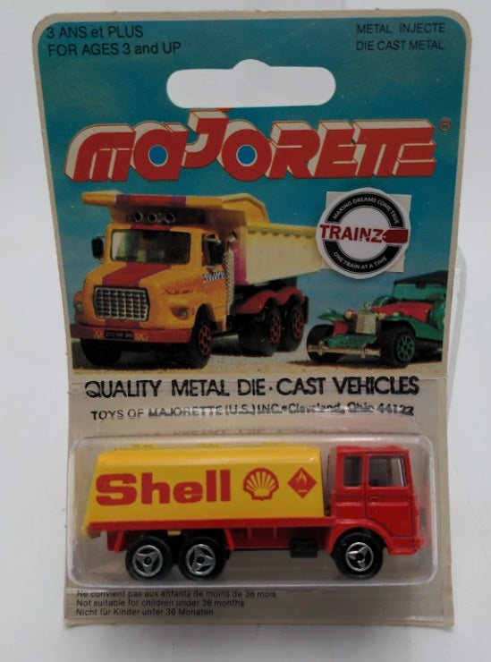 Majorette 245 HO Scale Red & Yellow Saviem Shell Oil Tanker Very Rare