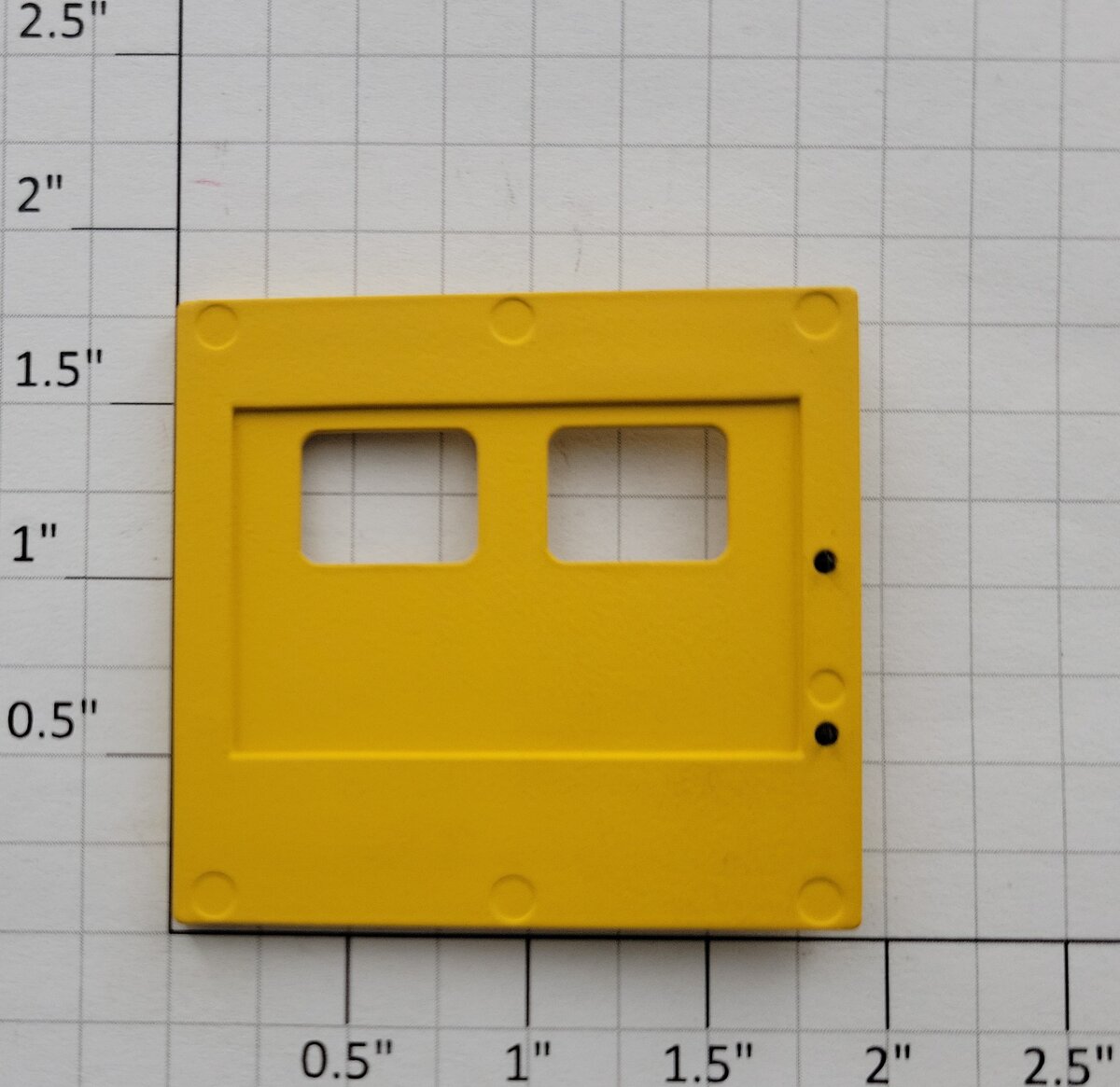 Lionel 9545-14X Union Pacific Yellow Baggage Car Door with Handle
