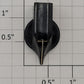 Acme 0110-01 Black Radio Knob