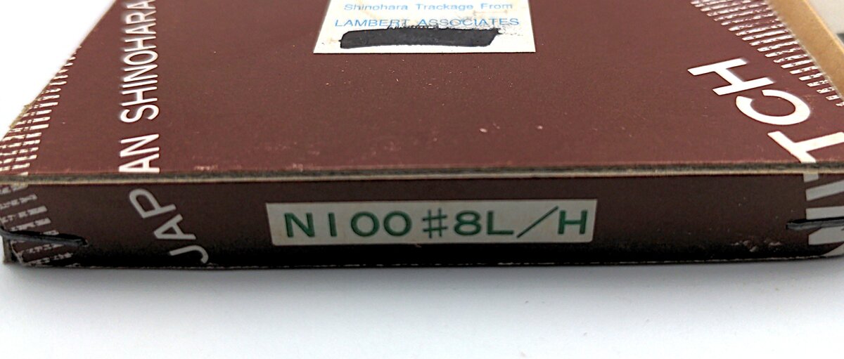 Shinohara Track #8 HO N100 L/H Single Switch Track