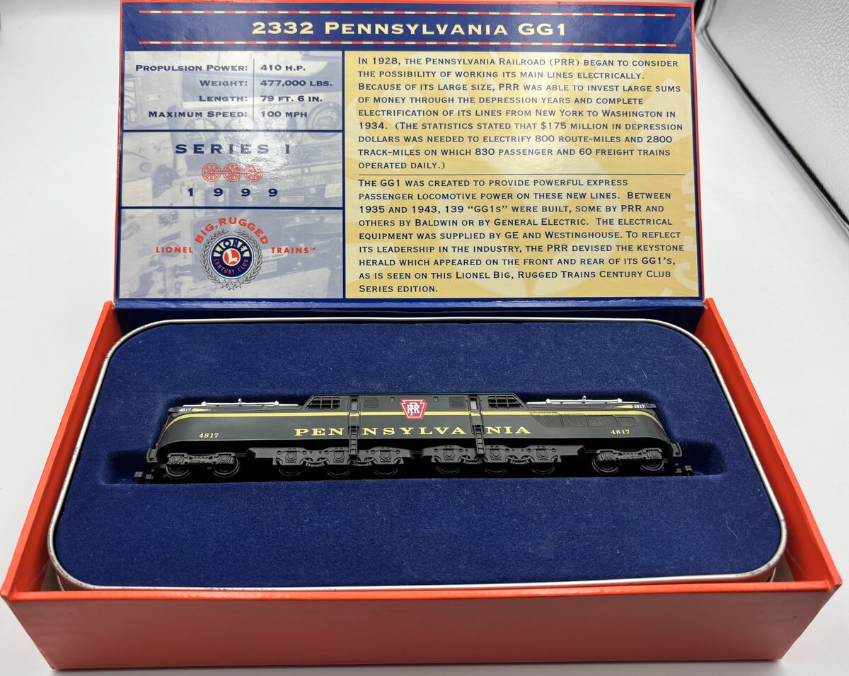 Lionel 2332 N Scale Pennsylvania Electric Locomotive #4817