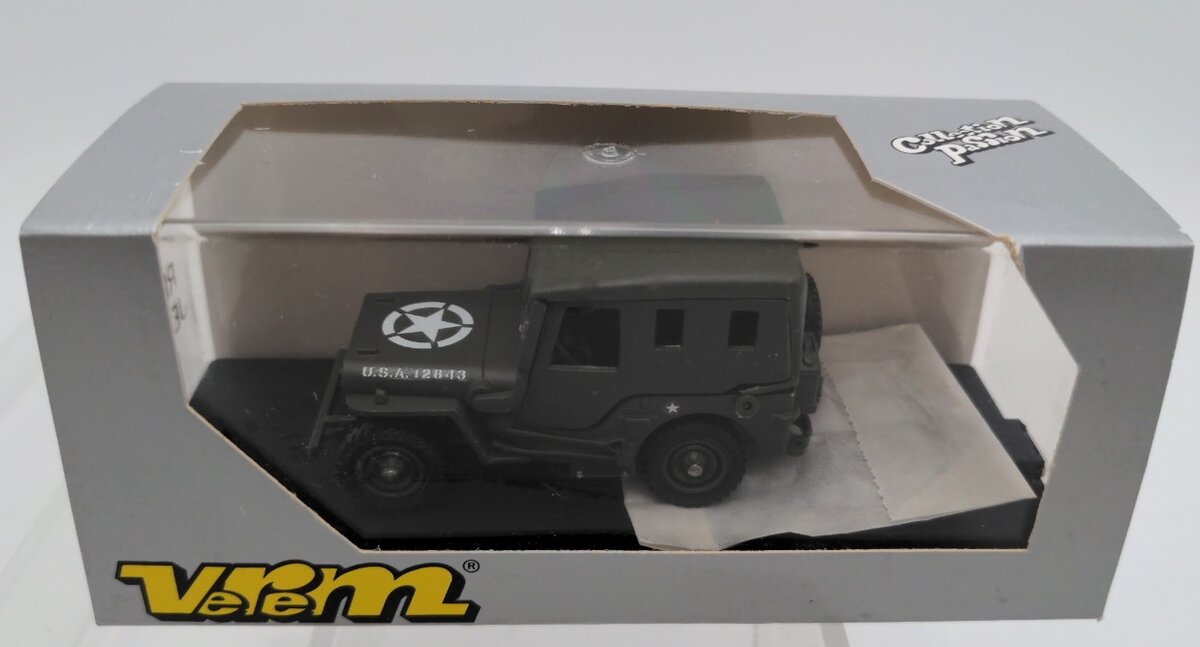 Verem V9608 1:43 By Solido Collection Passion Military USA Jeep