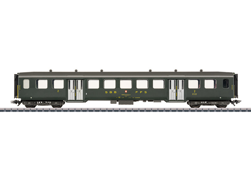 Marklin 43373 HO SBB/CFF/FFS Lightweight Steel 2nd Class Passenger Car