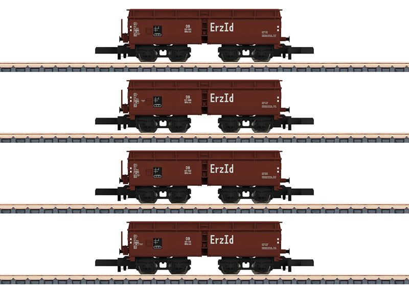 Marklin 82710 Z German Federal Railroad Type OOtz 44 Hopper Car (Set of 4)