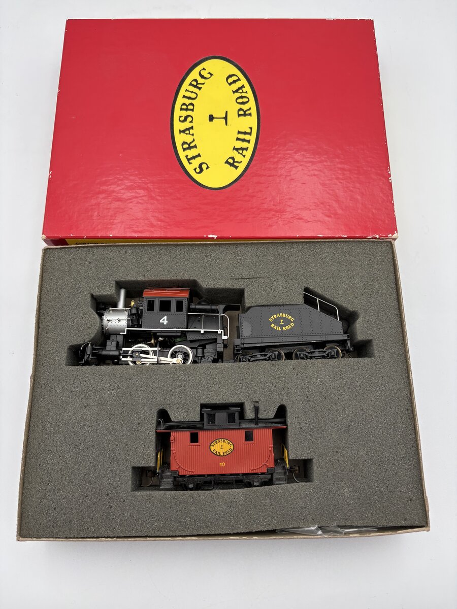 Strasburg Railroad 0-4-0 HO Series #1 Set #1A "Goat" And Bobber Caboose