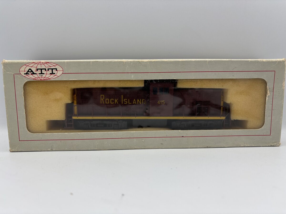 ATT 24 HO Powered-Dummy Diesel Locomotive Rock Island 415
