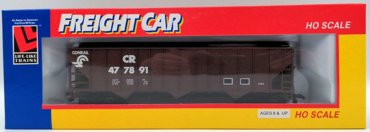 Life Like 8489 HO Conrail 100 Ton Hopper #477891