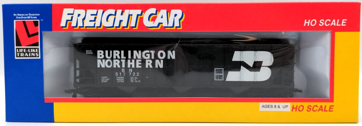 Life Like 8497 HO Burlington Northern 100 Ton Hopper #517722