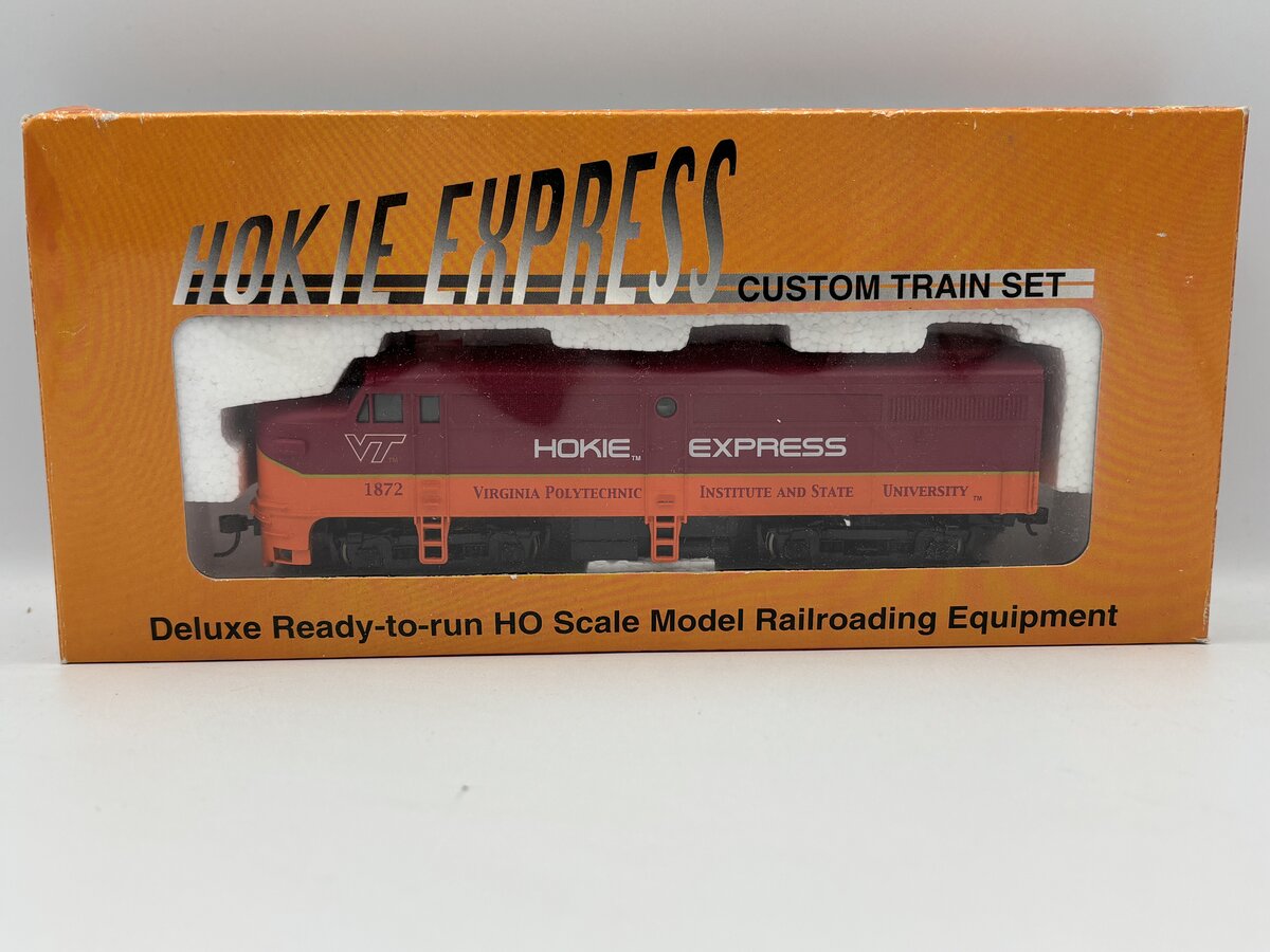 Athearn HO Virginia Tech F7 Diesel Locomotive Hokie Express