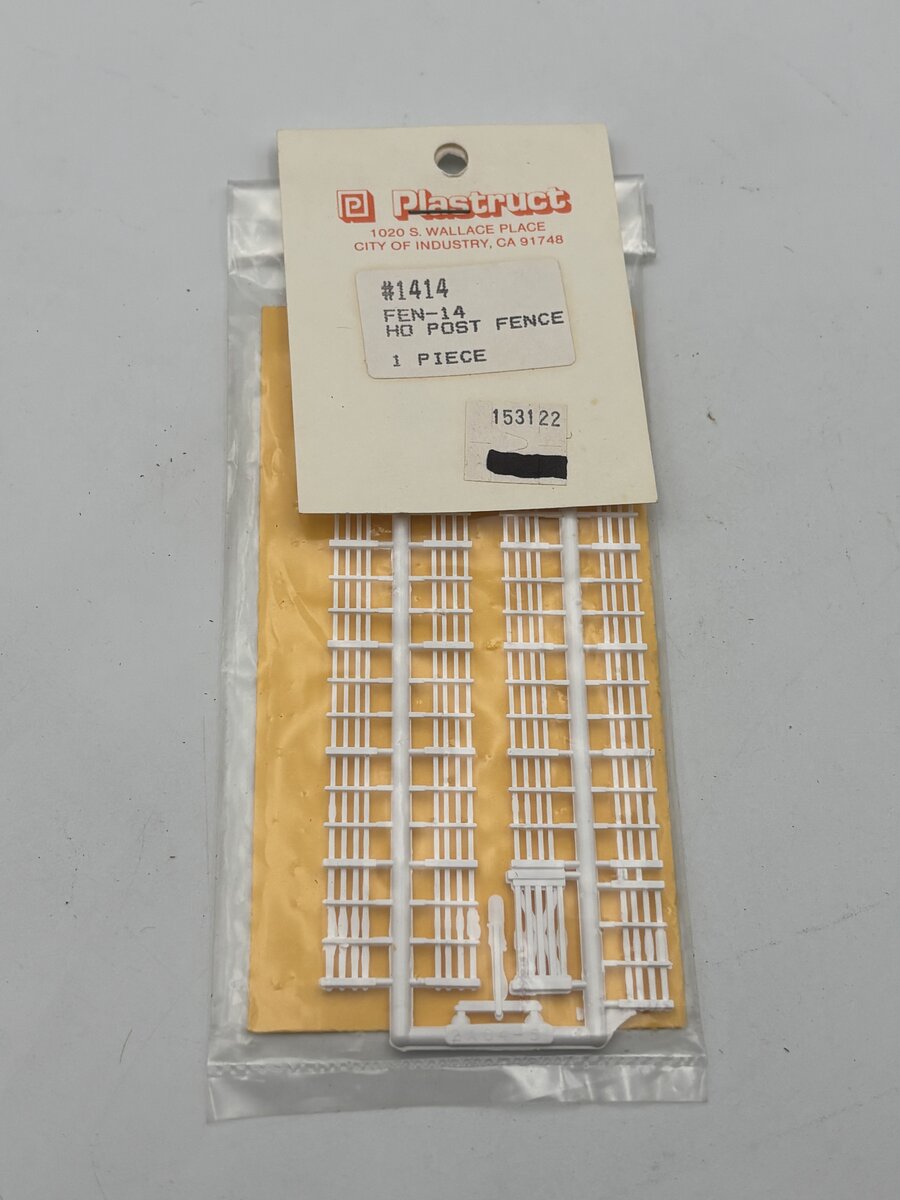 Plastruct 1414 HO Post Fence FEN-14 1 Piece