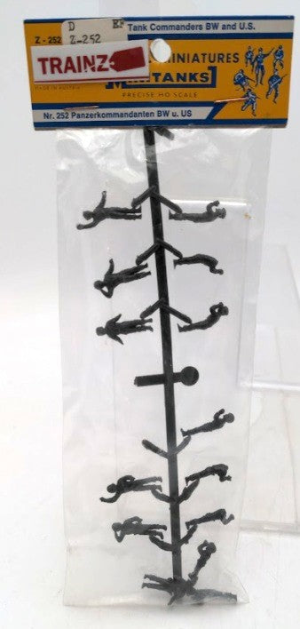 Roco Z-252 HO Scale MiniTanks Modern Tank Commanders BW & U.S. Military Figures