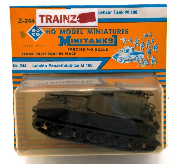 Roco Z-244.79 HO Scale MiniTanks Light Howitzer Tank M 108
