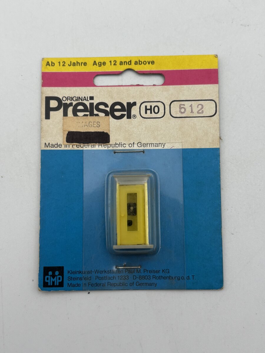 Preiser 512 HO Yellow Telefonzelle/Phone Booth