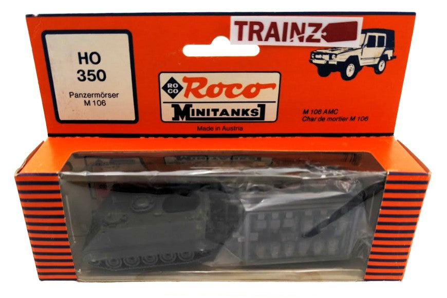 Roco 350 HO Scale MiniTanks M 106 AMC Panzermorser Military Plastic Vehicle