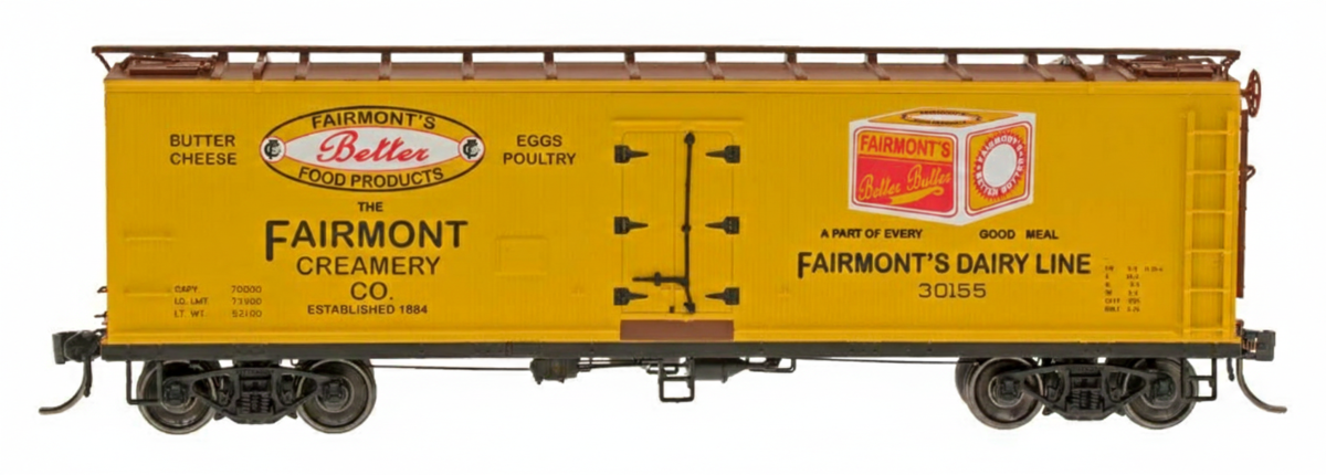 InterMountain 47738-01 HO Fairmont Creamery Co. Wood Refrigerator Car #30155 LN/Box