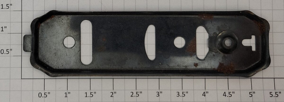 19161-101 Lionel 4-Wheel Passenger Car Mounting Channel Frame with Surface Rust