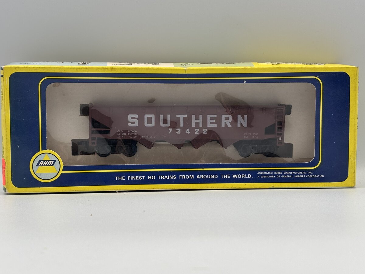 AHM 5460M HO Scale Southern Railway 4-Bay Open Hopper w/o Load #73422