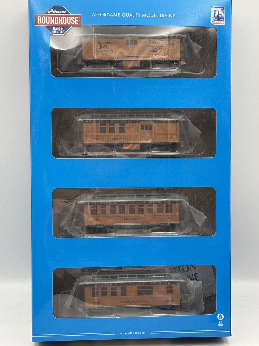 Athearn RND16382 HO Scale Rio Grande Overton Set