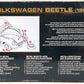 YatMing Road Tough 92078 1:18 Diecast 1967 Volkswagen Beetle (Yellow)