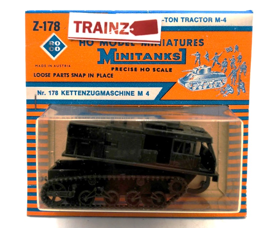 Roco Z-178 HO Scale Minitanks 18 Ton Plastic Tractor M-4