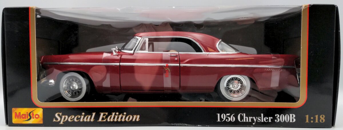 Maisto 31897 1:18 Special Edition 1956 Chrysler 300B (Red)