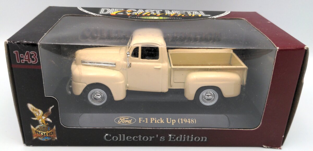 YatMing Road Signature 94243 1:43 Ford F-1 Pick Up Die Cast Model (Beige)