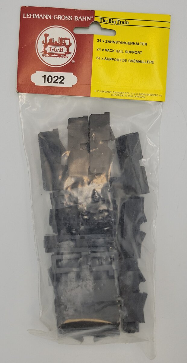 LGB 1022 G Scale Rack Rail Supports (Pack of 24)