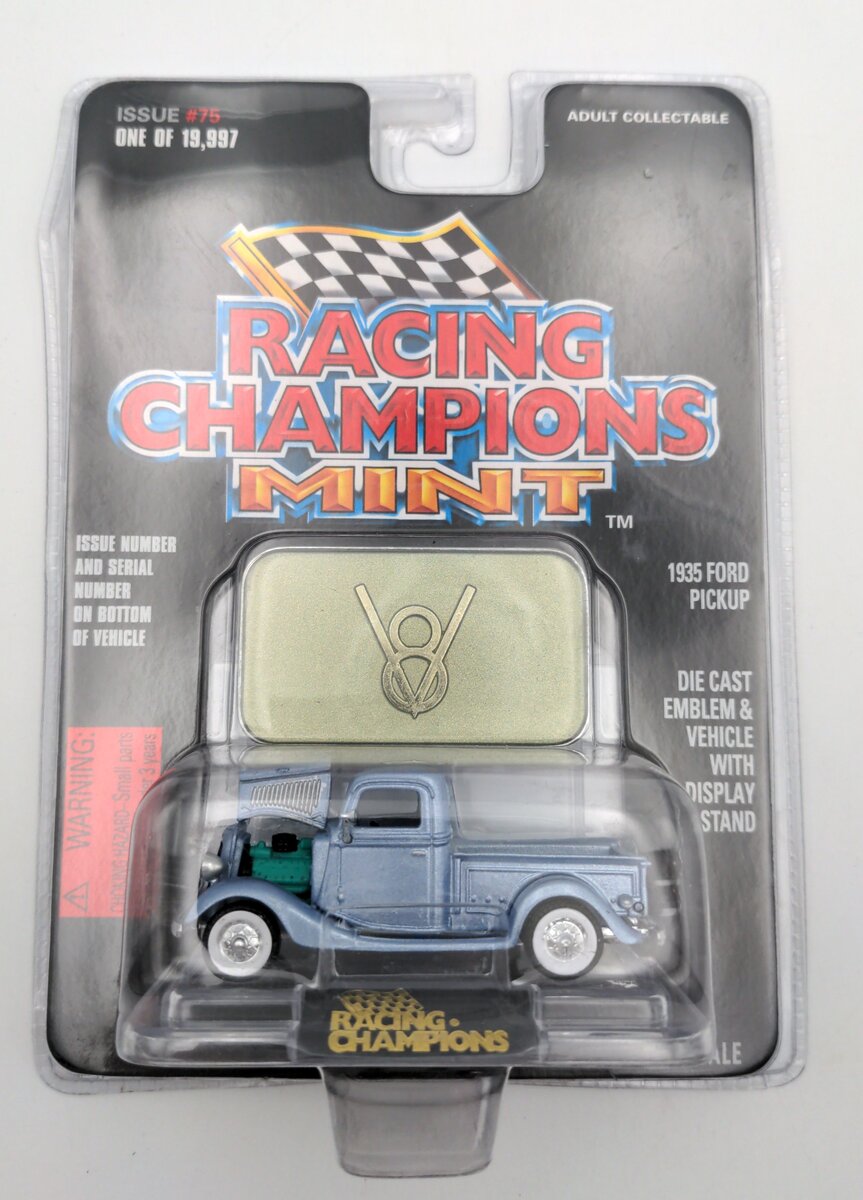 Racing Champions 08100-08128 1:55 #75 Light Blue 1935 Ford Pickup Truck