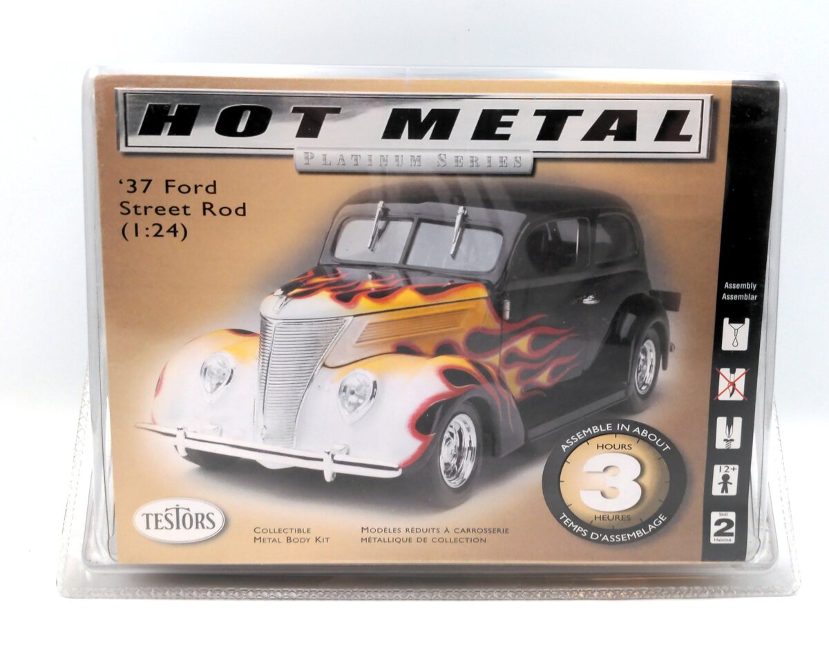 Testors 460029 1:24 1937 Ford Street Rod Collectible Metal Body Kit