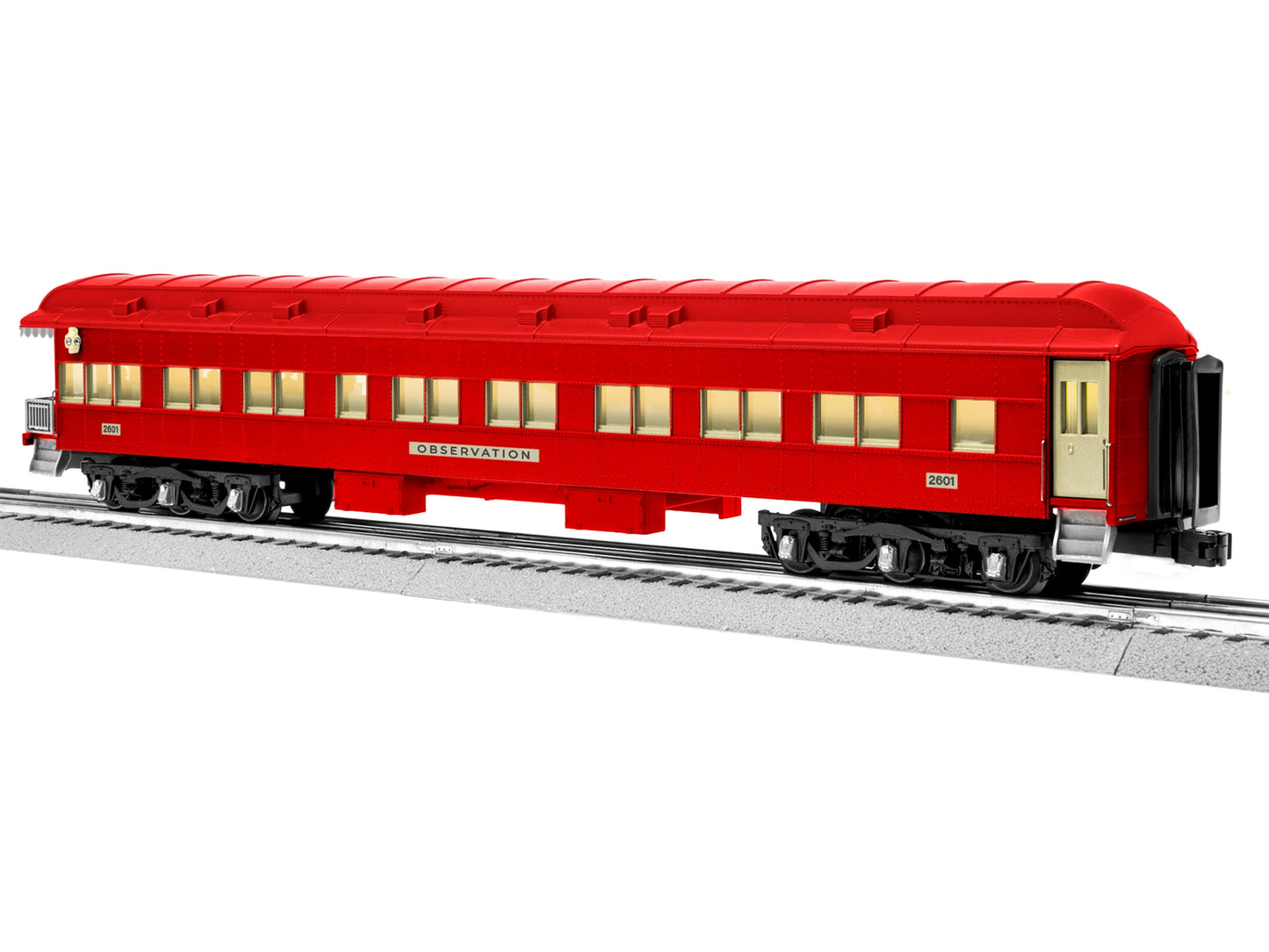 Lionel 2527650 O Lionel Line Red "Prewar Inspired" Passenger Car (Set of 4)