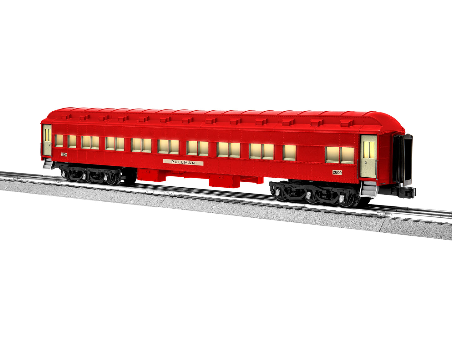 Lionel 2527650 O Lionel Line Red "Prewar Inspired" Passenger Car (Set of 4)